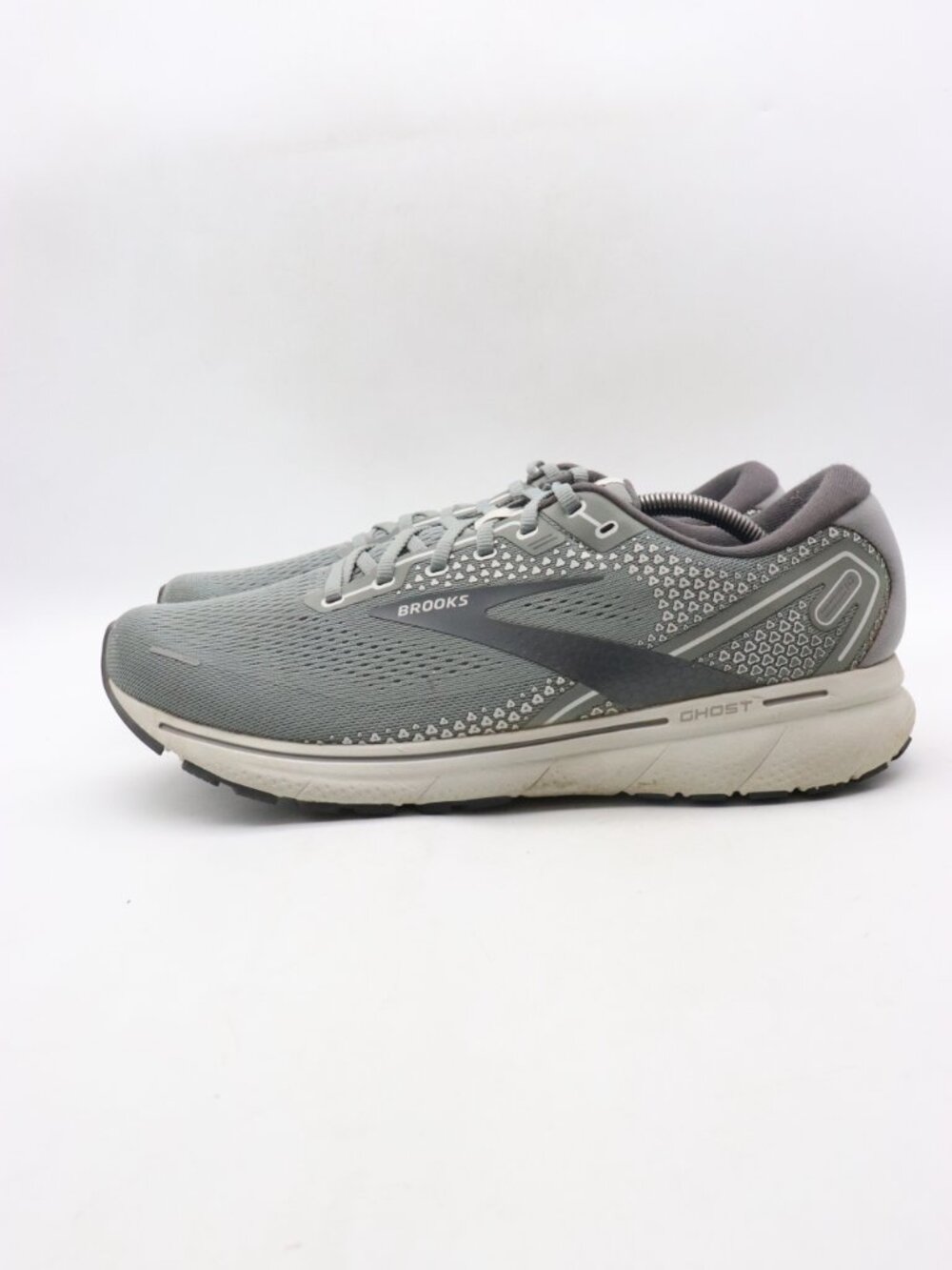 Brooks Ghost 14 Shoes Men's 13 D Gray Athletic Lace Up Sneakers 1103691D067 - Picture 3 of 10